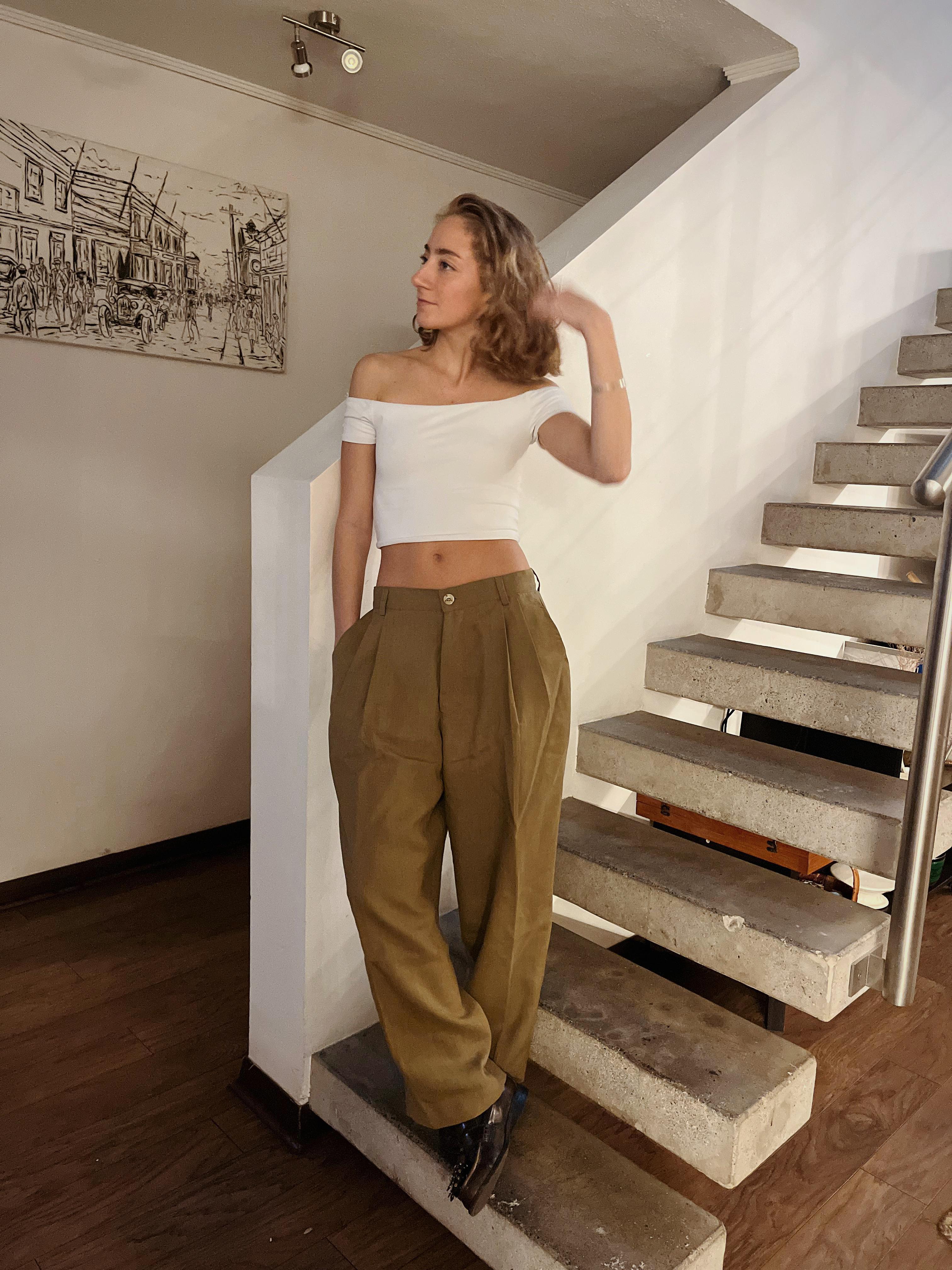 PANTALÓN OLIVA
