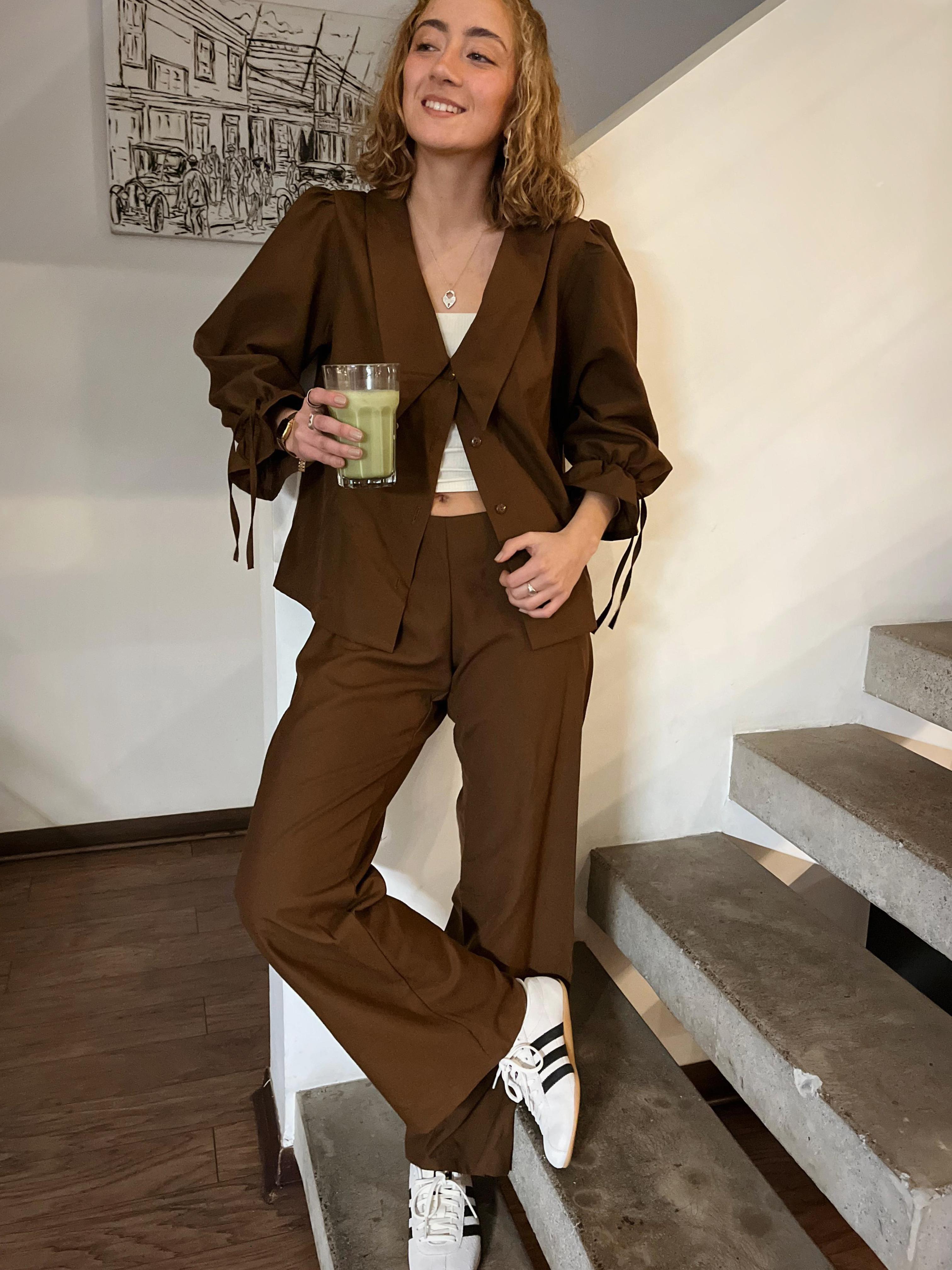 PANTALON TERRACOTA CAFE