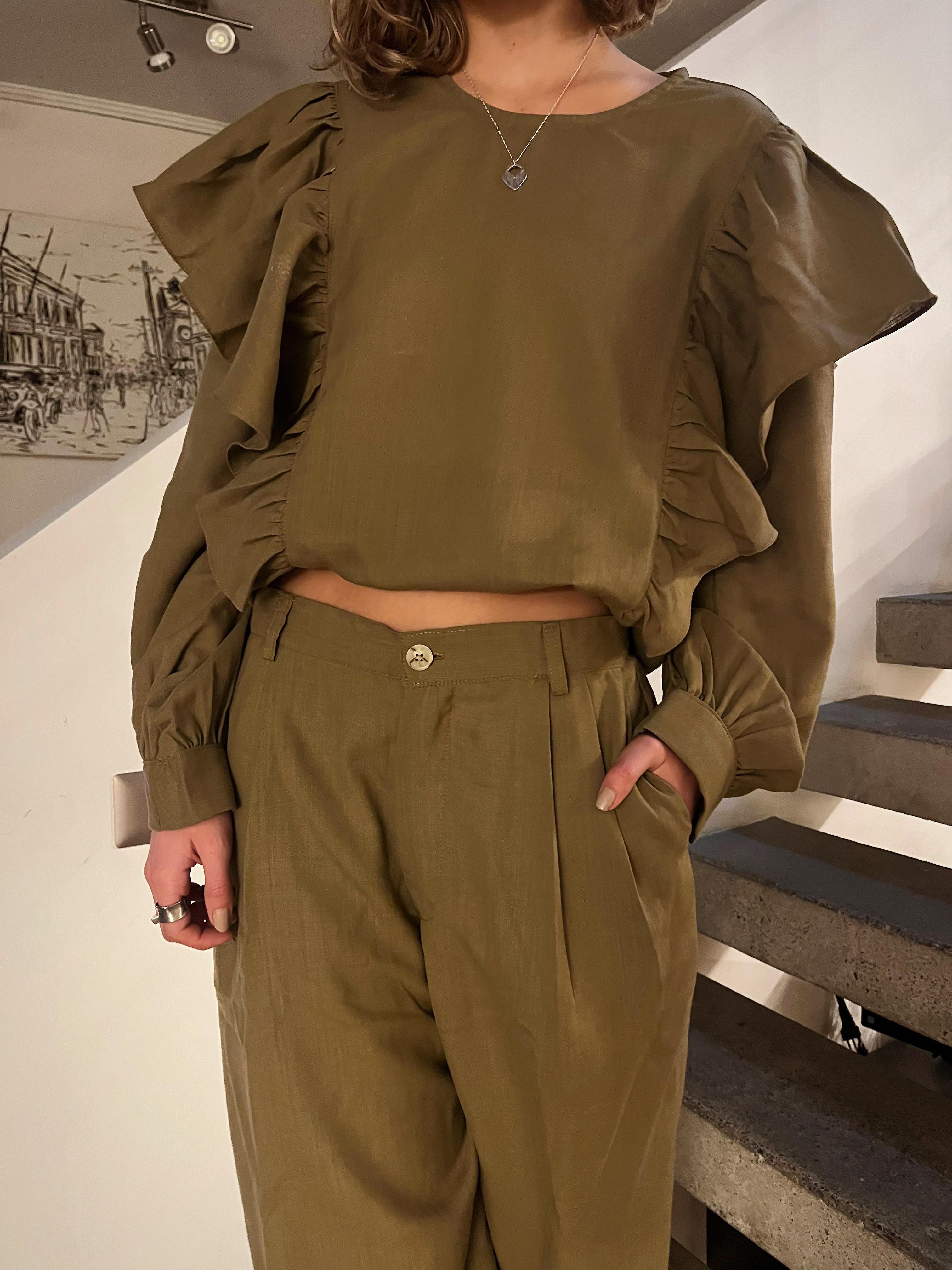 PANTALÓN  OLIVA