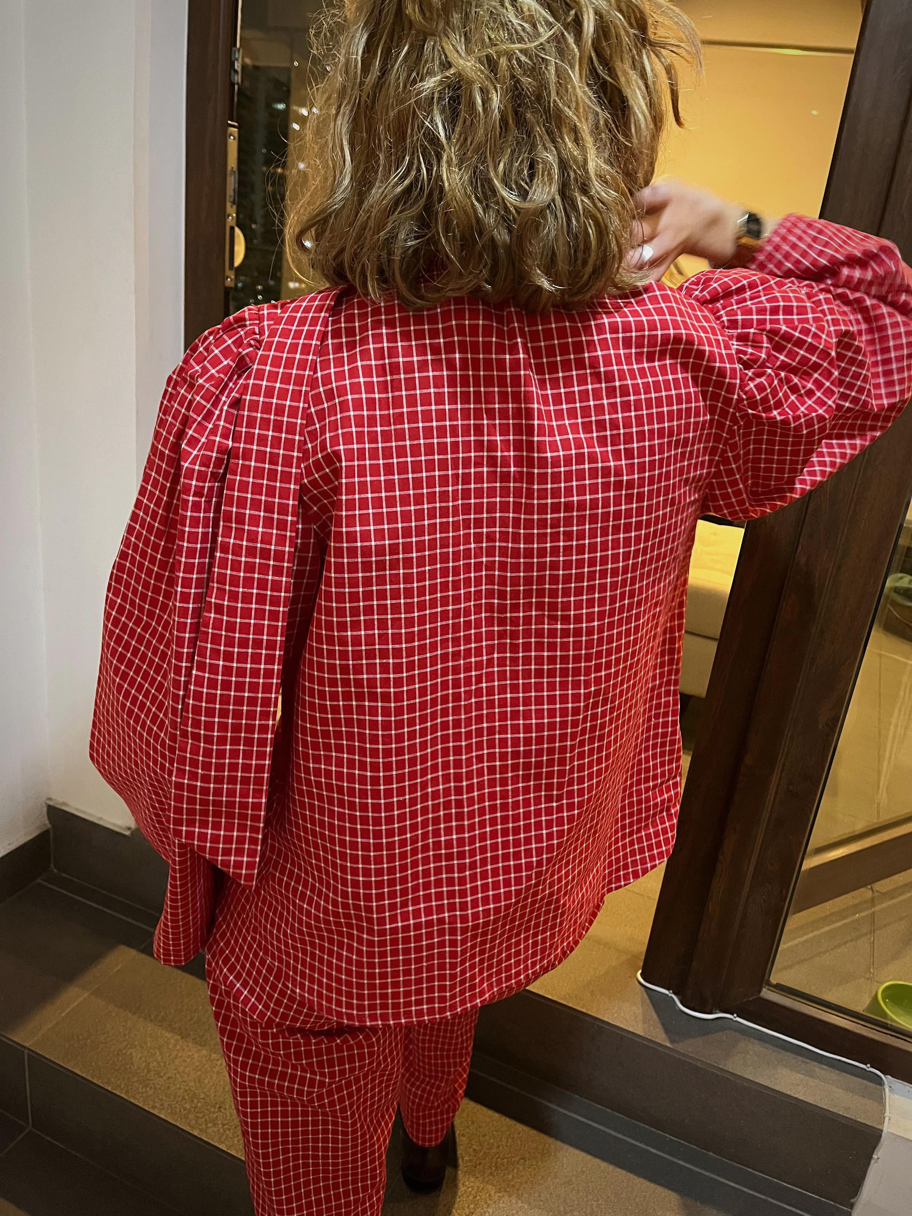 BLUSA CORAL RED